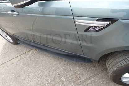 PEDANE LATERALI RANGE ROVER SPORT 2013+ SOTTOPORTA IN ALLUMINIO / ABS