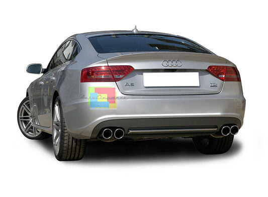 DIFFUSORE S5 + TERMINALI POSTERIORE SOTTO PARAURTI AUDI A5 SPORTBACK 2008-2011