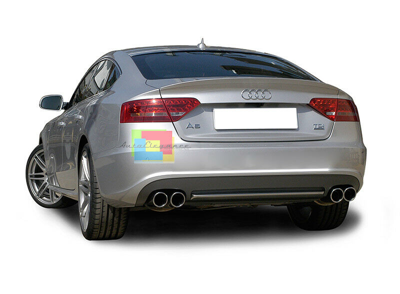 DIFFUSORE S5 & TERMINALI POSTERIORE SOTTO PARAURTI AUDI A5 SPORTBACK 08-11 -1