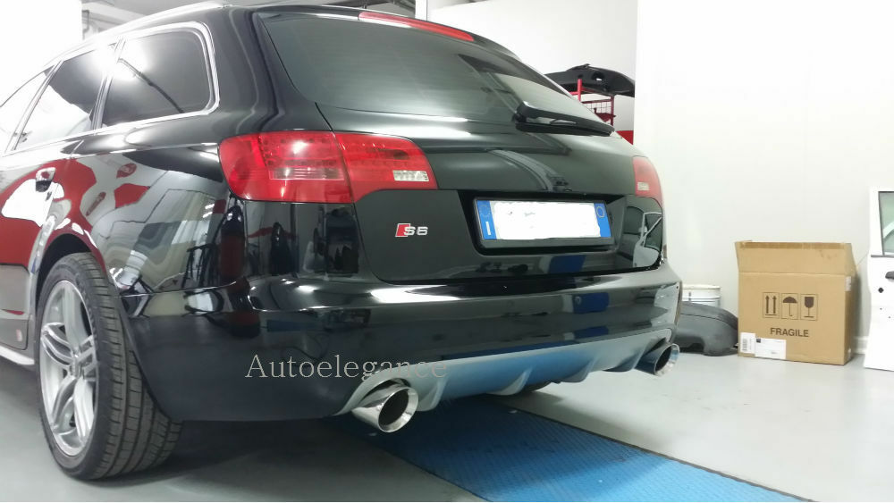 AUDI A6 4F C6 2004 AL 2008 AVANT DESIGN RS6 DIFFUSORE SOTTO PARAURTI AUTOELEGANCERICAMBI