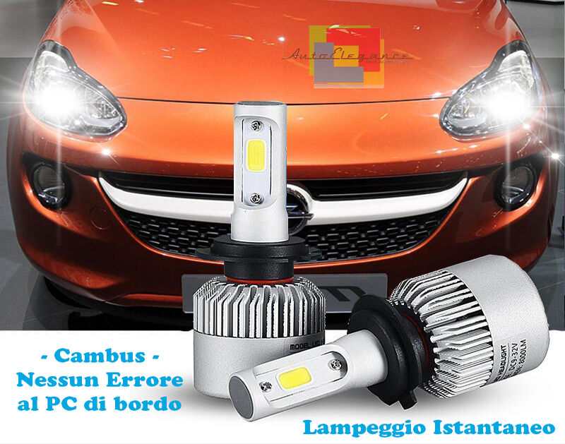 OPEL ADAM LED LOW BEAM LAMPS INSTANT FLASH 6000K