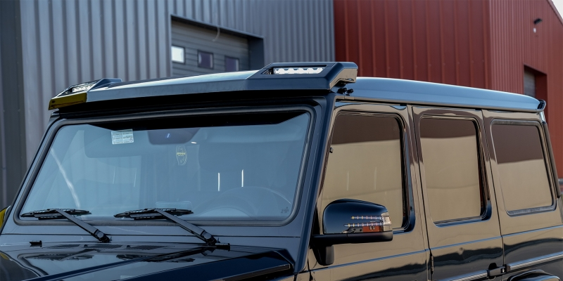 SPOILER ANTERIORE A LED MERCEDES CLASSE G W463 6X6 DESIGN DAL 1989 IN POI