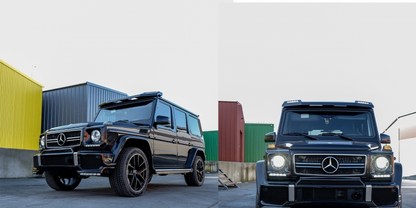 SPOILER ANTERIORE A LED MERCEDES CLASSE G W463 6X6 DESIGN DAL 1989 IN POI