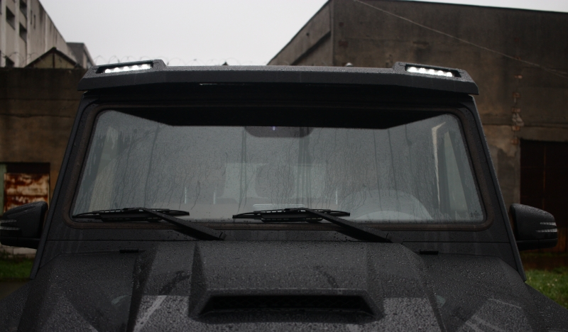 SPOILER ANTERIORE A LED MERCEDES CLASSE G W463 6X6 DESIGN DAL 1989 IN POI