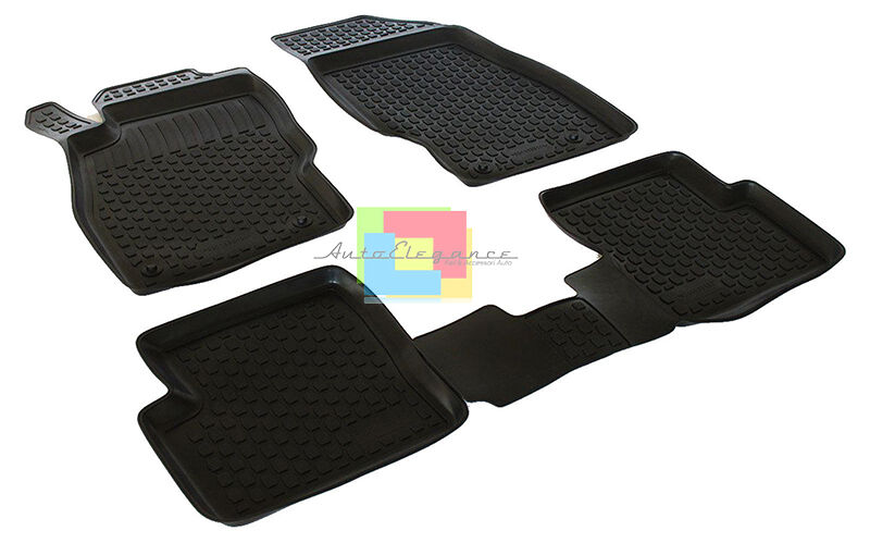 OPEL CORSA D 2006-2014 SET TAPPETINI AUTO IN GOMMA - TAPPETI TOP QUALITA .-.