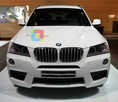 GRIGLIA ANTERIORE LOOK M PER BMW X3 F25 2010+ CALANDRA CROMATA