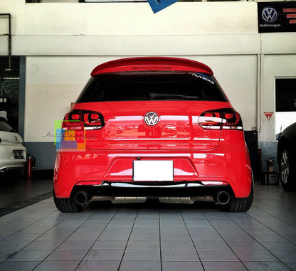 NON ADATTO PER GTI - VW GOLF 6 2008-2012 SPOILER SUL LUNOTTO POSTERIORE LOOK ABT