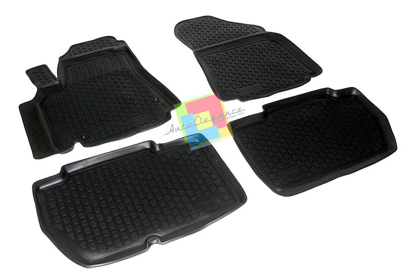 CITROEN C1 2005-2014 SET TAPPETINI AUTO IN GOMMA - TAPPETI TOP QUALITA. AUTOELEGANCERICAMBI