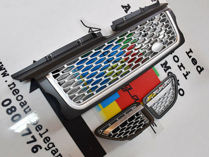 LAND ROVER RANGE ROVER SPORT 05-08 SET GRIGLIE PLATINO LOOK AUTOBIOGRAPHY