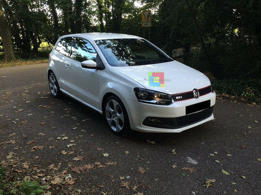 PARAURTI ANTERIORE PER VW POLO 6R DAL 2009 IN POI LOOK GTI IN ABS .-