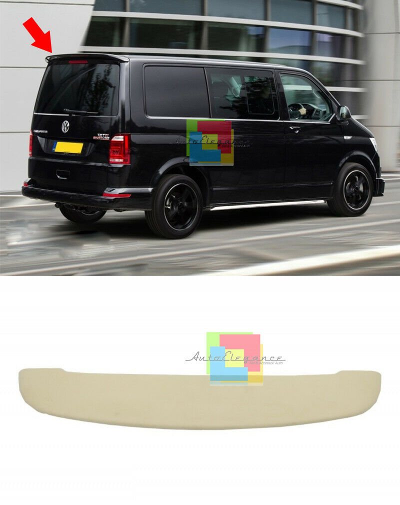 SPOILER TETTO VW TRANSPORTER MULTIVAN CARAVELLE T6 2015+ SUL LUNOTTO POSTERIORE-