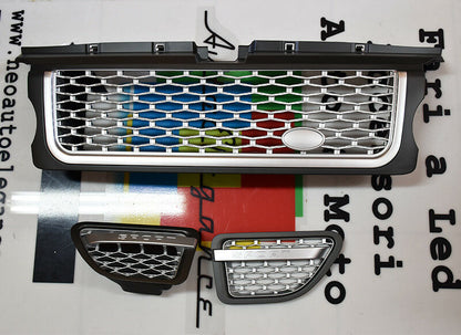 LAND ROVER RANGE ROVER SPORT 05-08 SET GRIGLIE PLATINO LOOK AUTOBIOGRAPHY