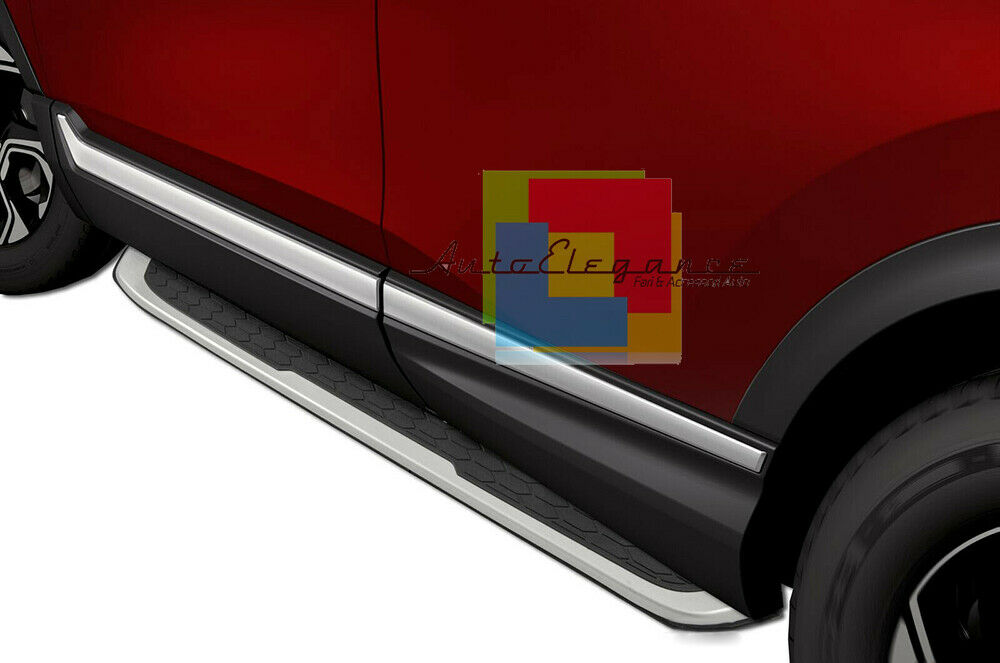 PEDANE LATERALI PER HONDA CRV CR-V 2017+ SOTTO PORTA ANTISCIVOLO LOOK SPORTIVO