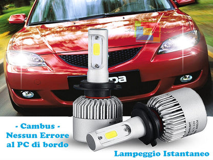 LAMPADE ANABBAGLIANTI LED MAZDA 3 2003-2009 ISTANTANEO 6000K CREE