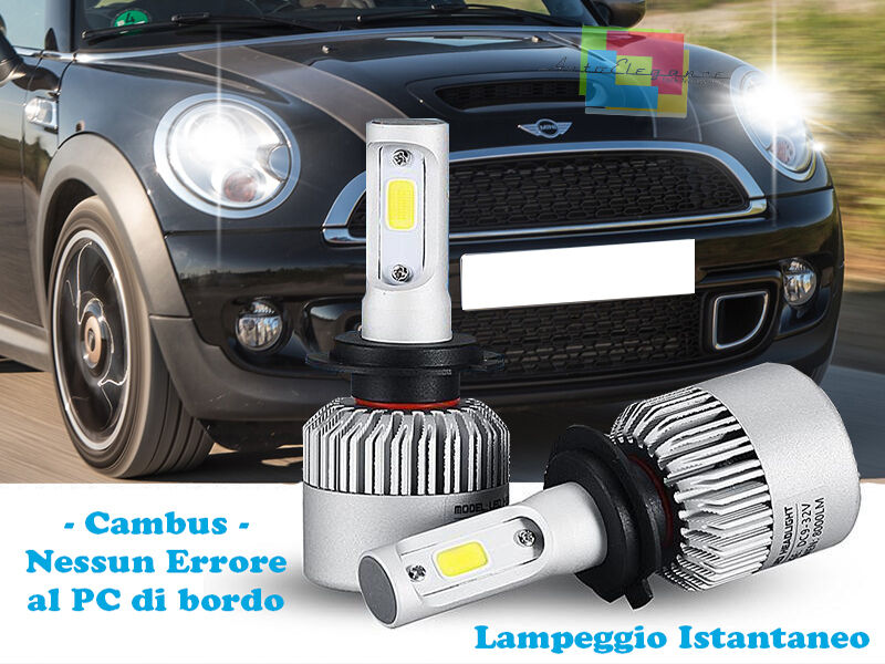 LAMPADE ABBAGLIANTI ANABBAGLIANTI LED MINI CLUBMAN R55 07-15 ISTANTANEO CREE