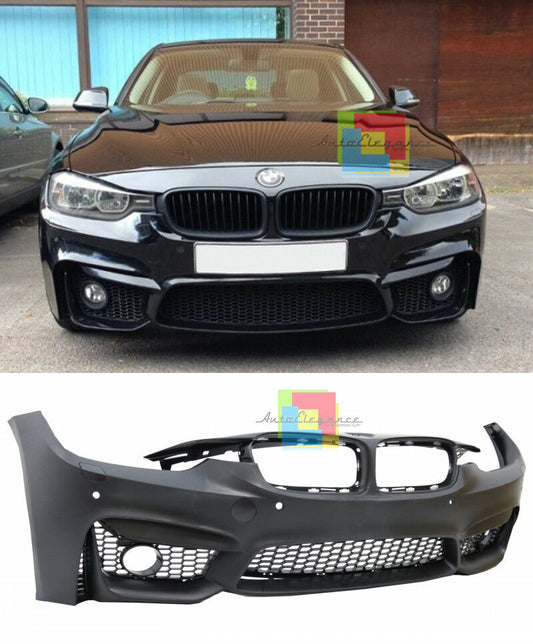 PARAURTI ANTERIORE PER BMW SERIE 3 F30 F31 2011-2018 LOOK M EVO IN ABS .-