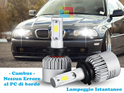LAMPADE ANABBAGLIANTI LED BMW SERIE 3 E46 COUPE 03-06 LAMPEGGIO ISTANTANEO 6000K