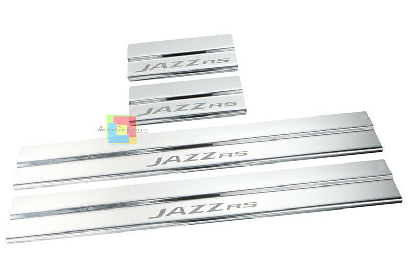 HONDA JAZZ MK4 2013 ONWARDS CHROME ADHESIVE DOOR SILL SPORT LOOK 4 PIECES