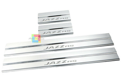 HONDA JAZZ MK4 2013 ONWARDS CHROME ADHESIVE DOOR SILL SPORT LOOK 4 PIECES
