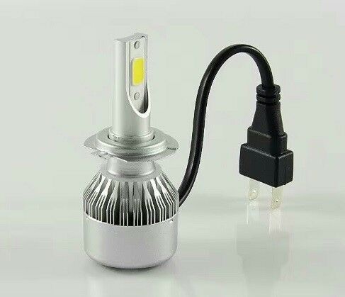 2x LAMPADE AUTO H7 LED CREE COB CANBUS 6000K BIANCO GIACCIO XENON 8000LM AUTOELEGANCERICAMBI