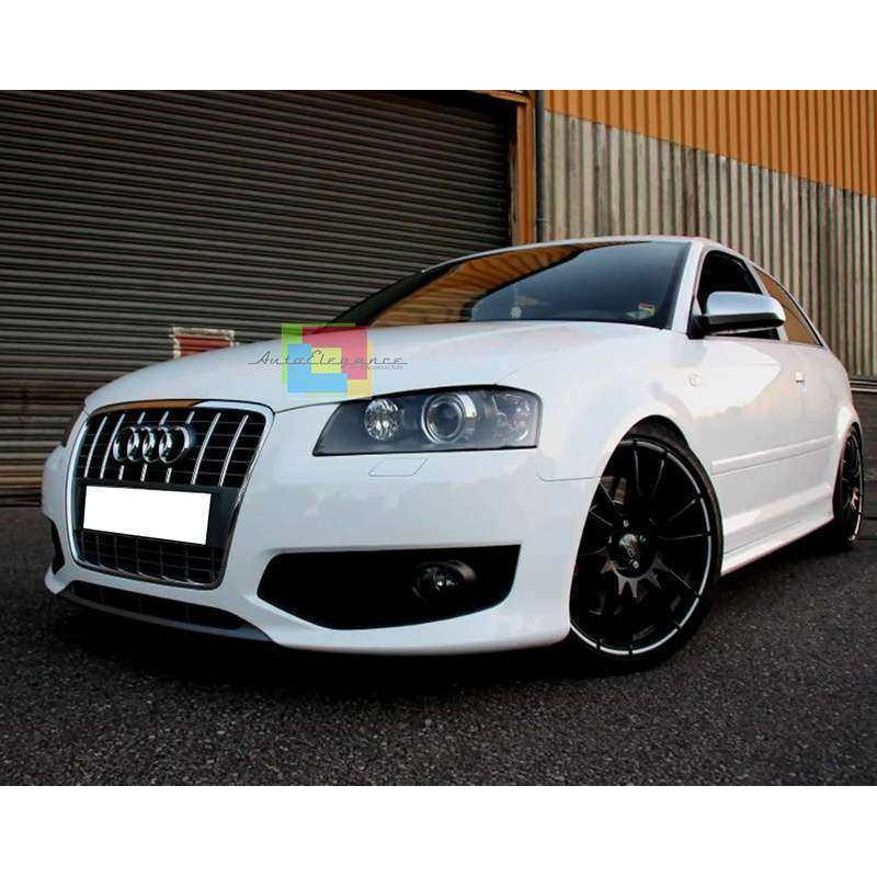 AUDI A3 8P 2004-2008 SPORTBACK 3 PORTE PARAURTI ANTERIORE SPORTIVO LOOK S3 IN ABS AUTOELEGANCERICAMBI