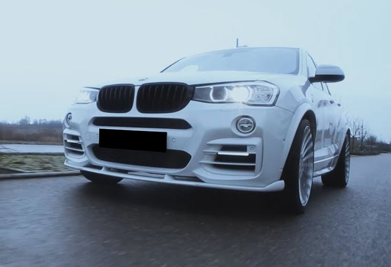 BMW X3 F25 X4 F26 DAL 2015+ LAMA SOTTO PARAURTI ANTERIORE SPLITTER AUTOELEGANCERICAMBI