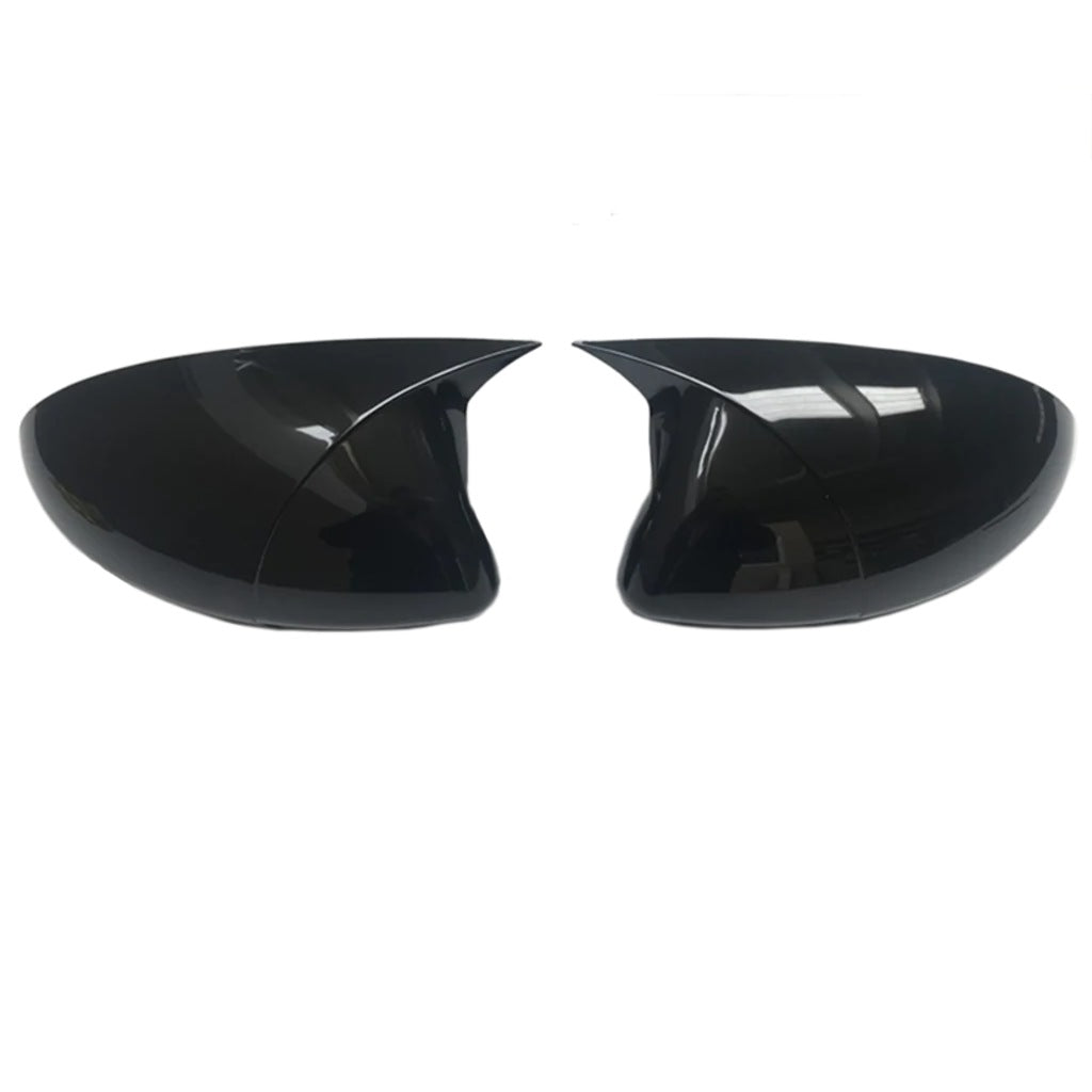 RENAULT MEGANE 4 IV CALOTTE ADESIVE SPECCHI SPECCHIETTI RETROVISORI NERO LUCIDO