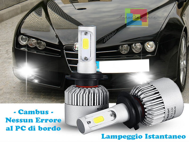 LAMPADE FENDINEBBIA A LED ALFA ROMEO BRERA CAMBUS BIANCO GHIACCIO
