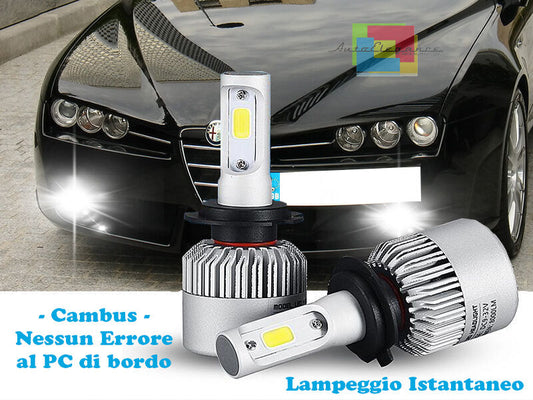 LAMPADE FENDINEBBIA A LED ALFA ROMEO BRERA CAMBUS BIANCO GHIACCIO