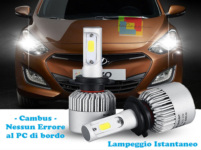 HYUNDAI i30 2011+ INSTANT 6000K CREE LED LOW BEAM HEADLIGHTS