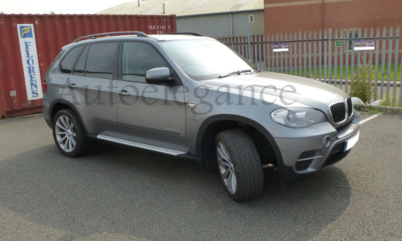 PEDANE LATERALI BMW X5 E70 2007 AL 2013 SOTTOPORTA IN ALLUMINIO / ABS