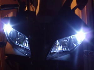 YAMAHA R6 R1 YZF LUCI POSIZIONE + KIT XENON H7 ANABB LED T10 SMD BIANCO GHIACCIO