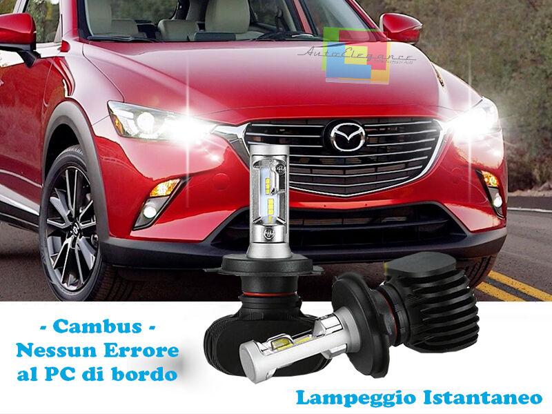 LAMPADE ABBAGLIANTI LAMPEGGIO ISTANTANEO A LED MAZDA CX-3 CREE