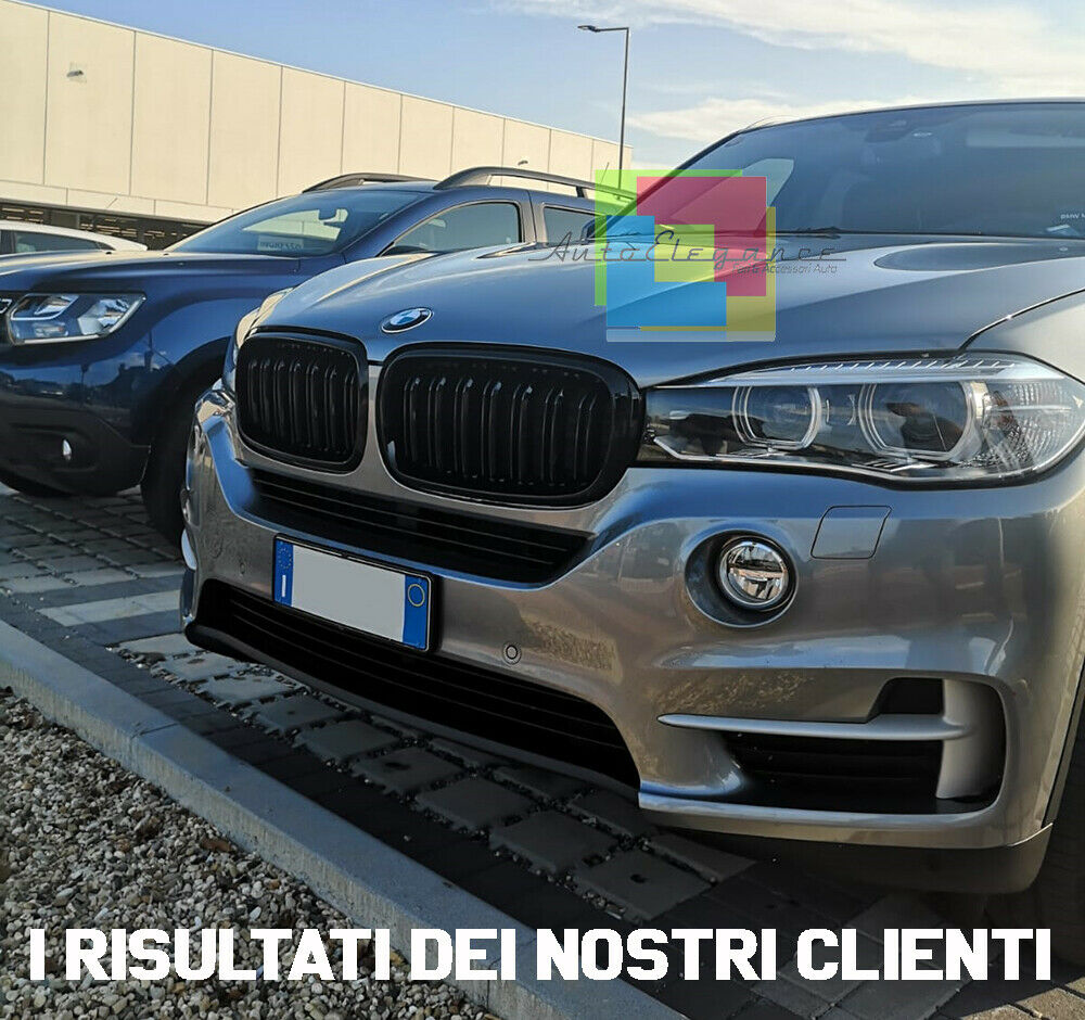 BMW X5 F15 X6 F16 2014+ CALANDRA DOPPIA STRISCIA LOOK M - GRIGLIE ANTERIORI - AUTOELEGANCERICAMBI