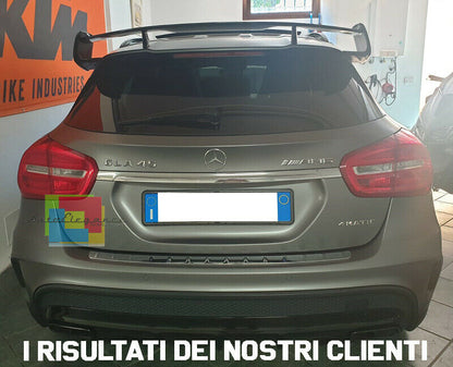 MERCEDES GLA X156 2013-2017 SPOILER LUNOTTO POSTERIORE LOOK AMG TETTO ABS NERO