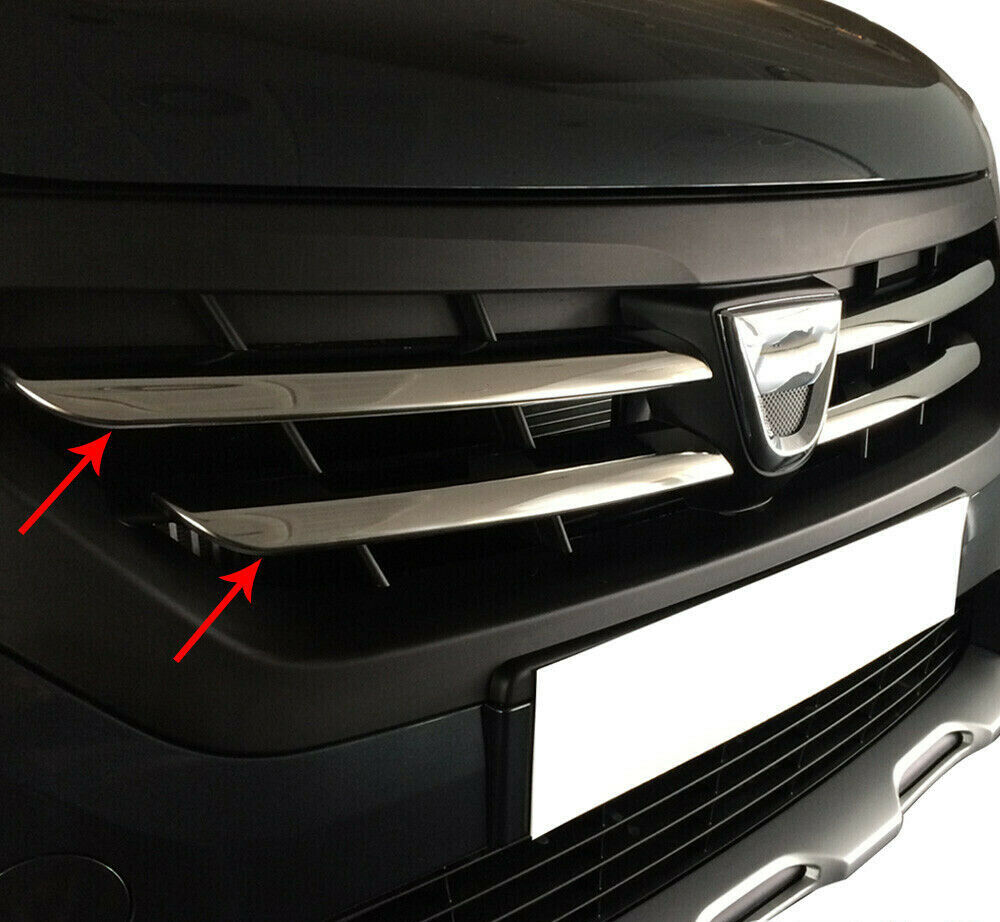 DACIA DOKKER LODGY 2012-2017 MODANATURA ANTERIORE GRIGLIA CROMATA ADESIVA INOX AUTOELEGANCERICAMBI