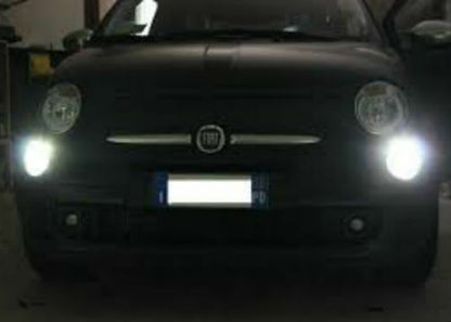 FOG LIGHTS H3 LED CREE RESISTANCE CANBUS 6000K FIAT 500 2007-2012