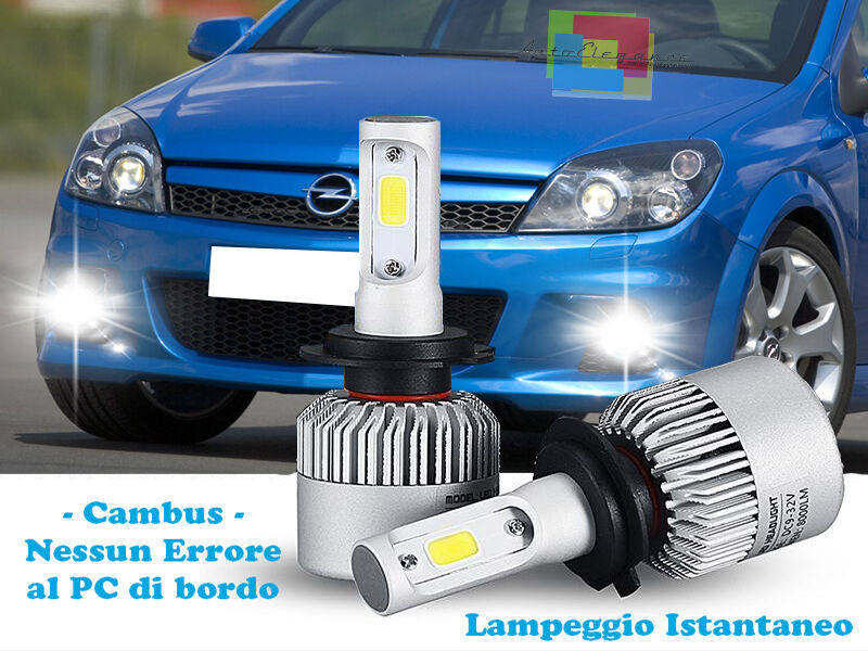 LAMPADE FENDINEBBIA A LED OPEL ASTRA H 04-10 CAMBUS BIANCO GHIACCIO CREE