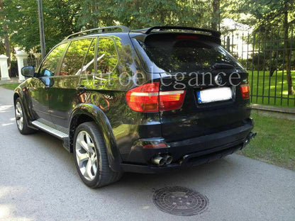 SPOILER TETTO PER BMW X5 E70 ALETTONE LUNOTTO POSTERIORE SPORTIVO -.