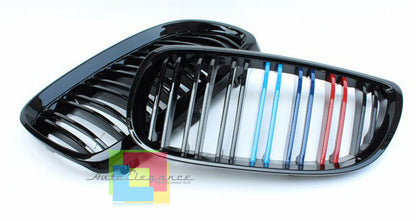 GRIGLIA ANTERIORE DOPPIA FASCIA 3 COLORI M PER BMW SERIE 3 E92 E93 2006-2009