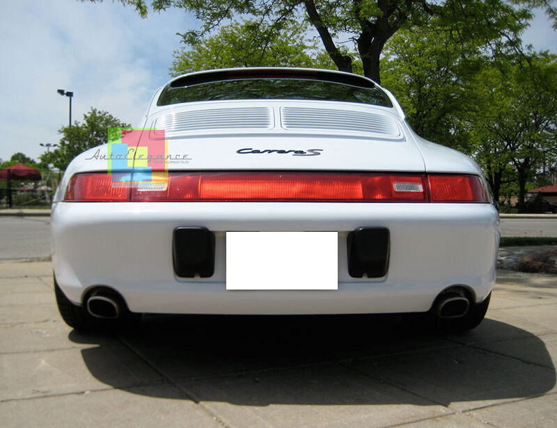 PORSCHE 911 993 1994-1997 TERMINALI DI SCARICO OVALI CROMATI LOOK SPORTIVO