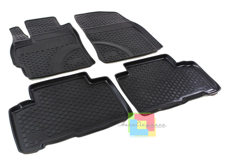 TOYOTA VERSO 2009-2012 SET TAPPETINI AUTO IN GOMMA - TAPPETI TOP QUALITA .-.