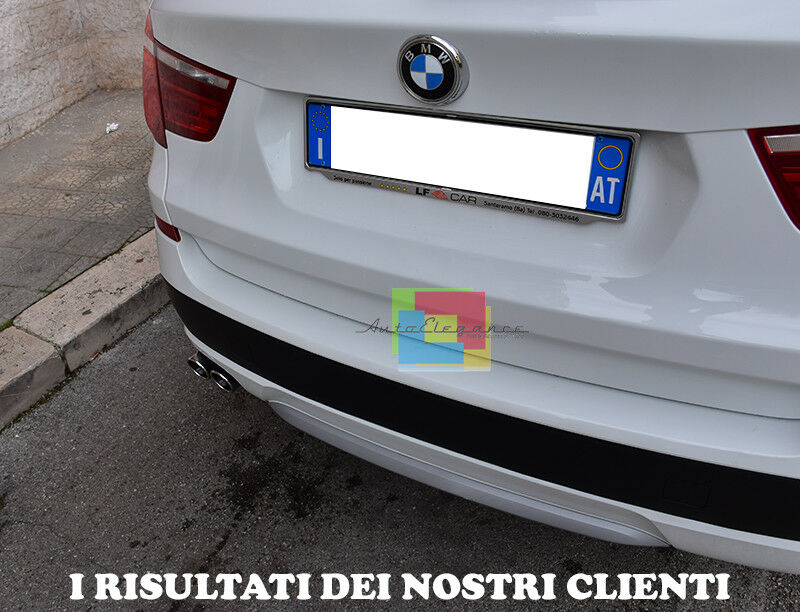 BMW X3 F25 2010 IN POI TERMINALI DI SCARICO ACCIAIO DOPPIO USCITA INOX DESIGN M AUTOELEGANCERICAMBI