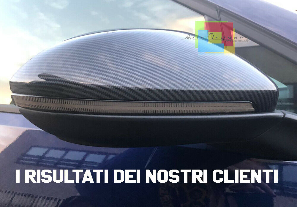 CALOTTE SPECCHI IN CARBONIO COPERTURE VW GOLF 7 2012+ SPECCHIETTI RETROVISORI AUTOELEGANCERICAMBI