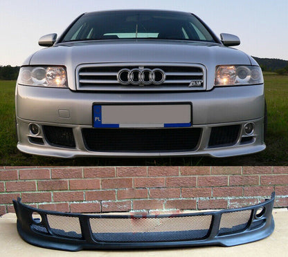 SPOILER ANTERIORE LOOK ABT SOTTO PARAURTI AUDI A4 B6 BERLINA AVANT 2000-2004 .-.