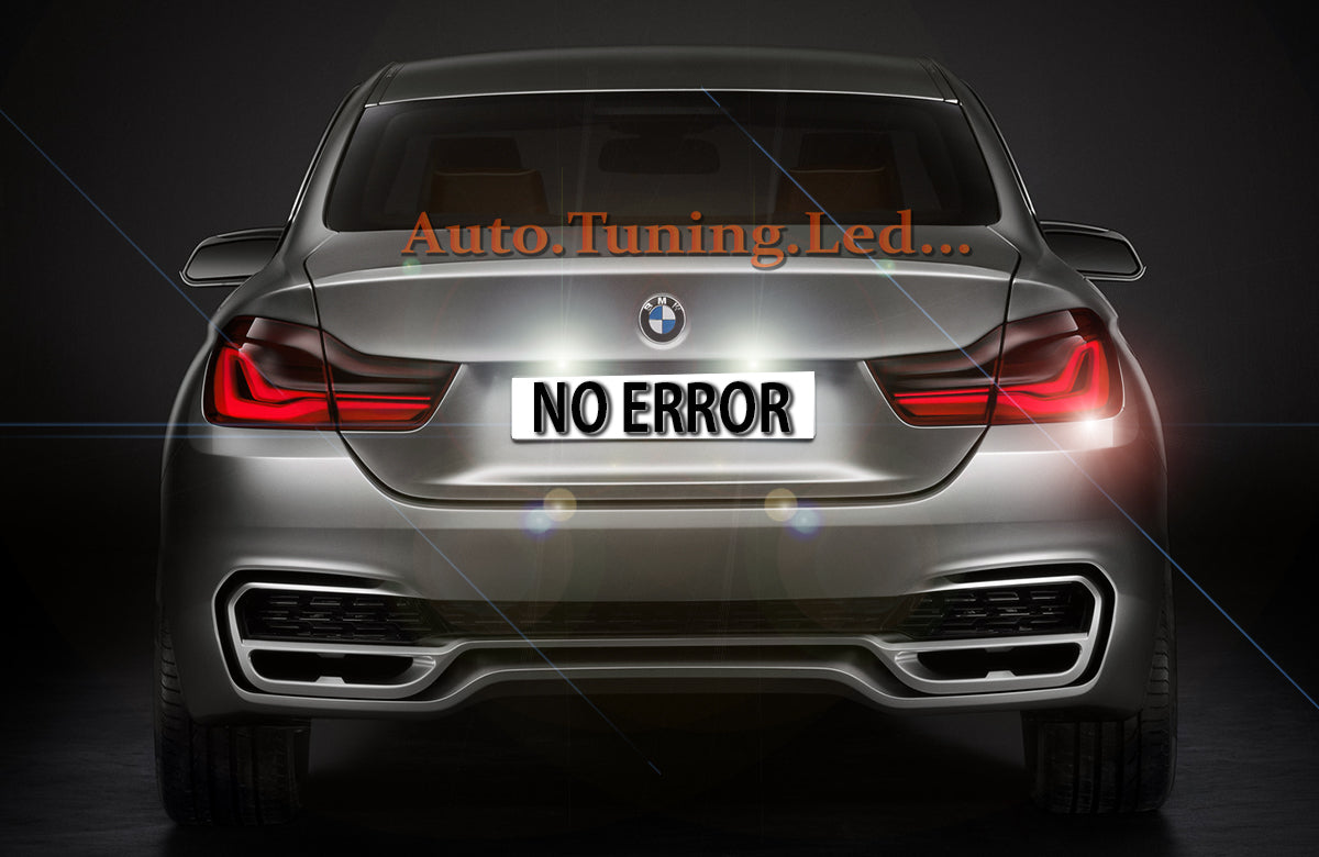 COPPIA LUCI TARGA MITO GIULIETTA ALFA ROMEO CANBUS T10 BIANCO GHIACCIO AUTOELEGANCERICAMBI