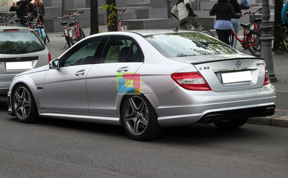SIDE SKIRTS MERCEDES C-CLASS W204 2007-2011 AMG DOOR SPOILER -
