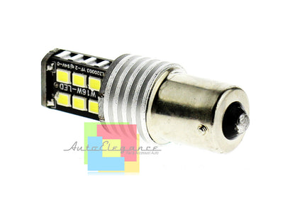ALFA ROMEO GIULIETTA 6000K LAMPADE RETROMARCIA A LED P21W BA15 +SILURO AUTOELEGANCERICAMBI