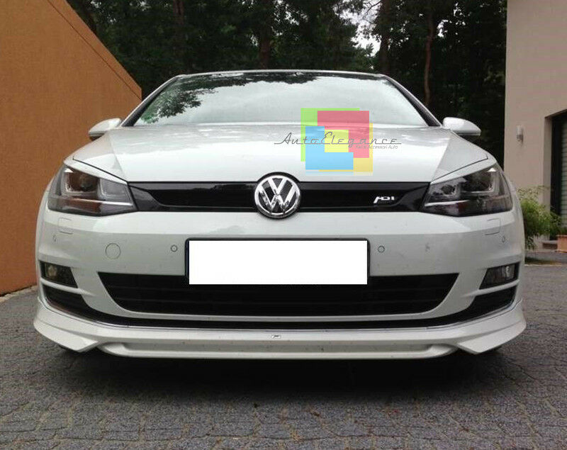 SPOILER ANTERIORE SOTTO PARAURTI SPORTIVO ABT VW GOLF 7 2012 IN POI .-