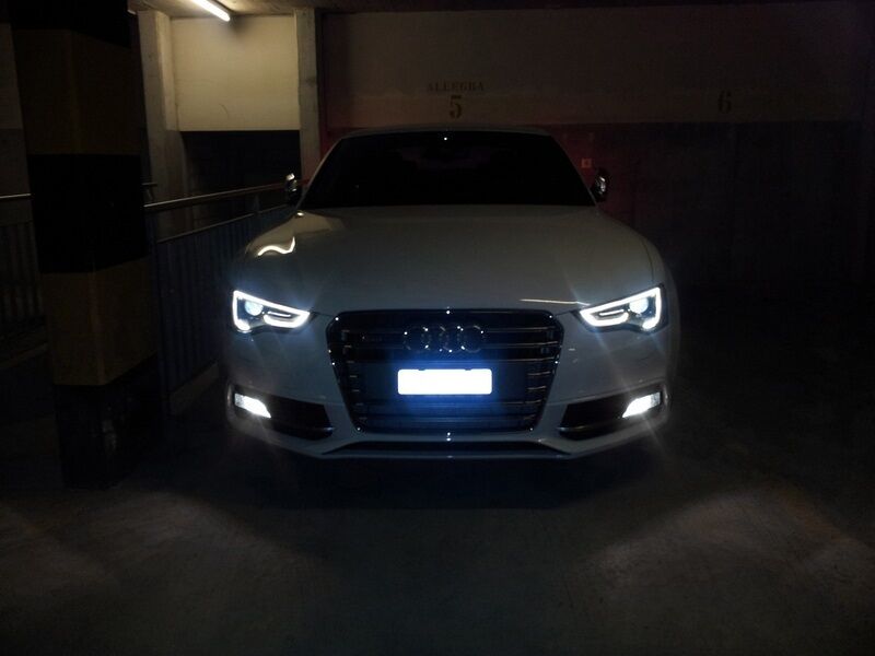 H11 LED FOG LIGHTS CREE RESISTANCE CANBUS 6000K AUDI RS5 A5 S5 SLINE